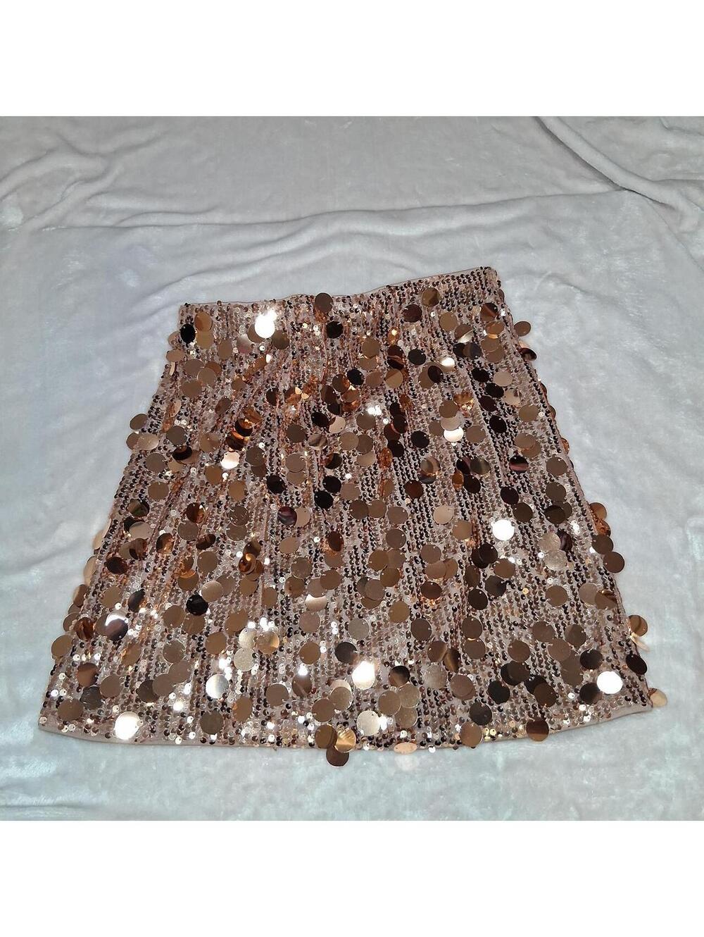 Cider Women's Gold Skirt